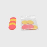 Two-color yellow-red referee tokens