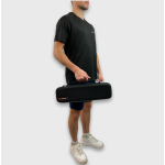 Hard shell transport bag for beeper flags