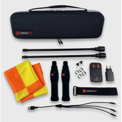 Composition du kit de drapeaux électroniques Noir