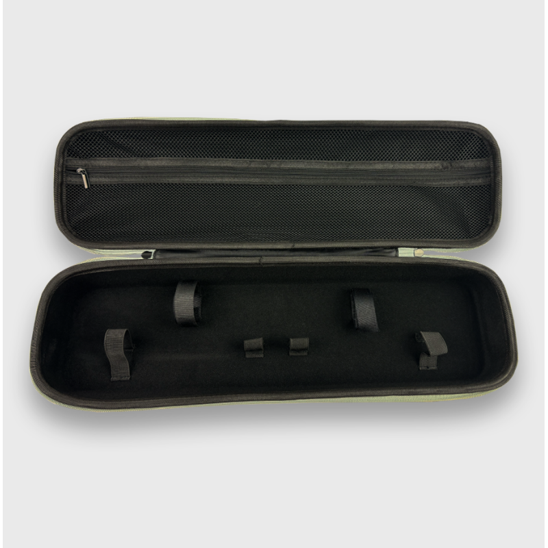 Hard shell transport bag for beeper flags