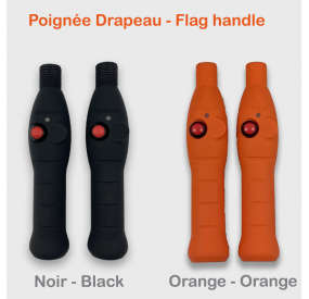 Choix de couleur de la poignée pour le kit à composer de drapeaux électroniques