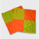 Checkerboard pennants for touch flags