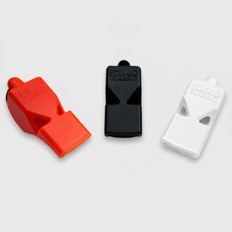 Sifflet Fox 40 - 3 couleurs : NOIR BLANC ORANGE
