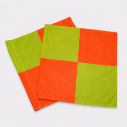 Fanion damier Jaune orange pour kit sans électronique